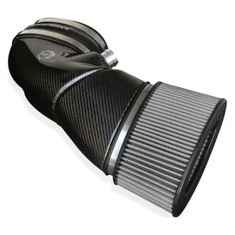 aFe® - Magnum Force® Stage 2 Aluminum Black Cold Air Intake System with Pro Dry S Gray Filter