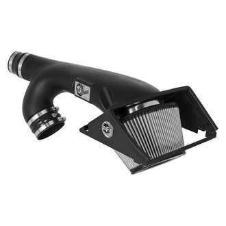 aFe® - Magnum Force® Stage 2 Aluminum Black Cold Air Intake System with Pro Dry S Gray Filter