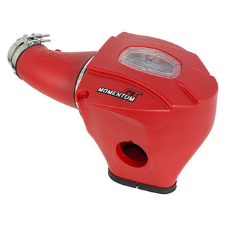 aFe® - Momentum® GT Limited Edition Aluminum Red Cold Air Intake System with Pro Dry S Gray Filter
