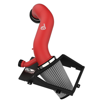 aFe® - Rapid Induction Wrinkle-Black Powder-Coated Cold Air Intake System with Pro 5R Filter
