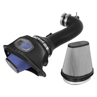 aFe® - Momentum® GT Aluminum Black Cold Air Intake System with Pro 5R and Pro Dry S Gray Filter