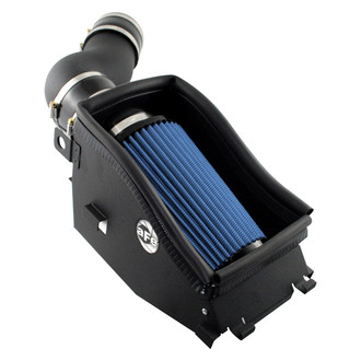 aFe® - Magnum Force® Stage 2 Aluminum Black Cold Air Intake System with Pro 5R Blue Filter