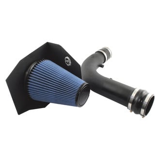 aFe® - Magnum Force® Stage 2 Aluminum Black Cold Air Intake System with Pro 5R Blue Filter