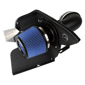 aFe® - Magnum Force® Stage 2 Aluminum Black Cold Air Intake System with Pro 5R Blue Filter