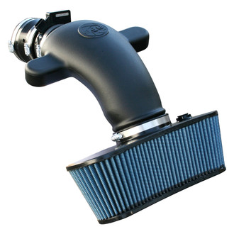 aFe® - Magnum Force® Stage 2 Aluminum Black Cold Air Intake System with Pro 5R Blue Filter