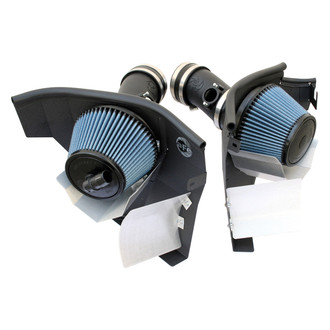 aFe® - Magnum Force® Stage 2 Aluminum Black Cold Air Intake System with Pro 5R Blue Filter