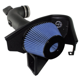 aFe® - Magnum Force® Stage 2 Aluminum Black Cold Air Intake System with Pro 5R Blue Filter