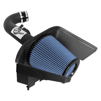 aFe® - Magnum Force® Stage 2 Aluminum Black Cold Air Intake System with Pro 5R Blue Filter