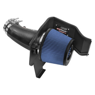 aFe® - Magnum Force® Stage 2 Track Series Aluminum Black Cold Air Intake System with Pro 5R Blue Filter