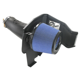 aFe® - Magnum Force® Stage 2 Aluminum Black Cold Air Intake System with Pro 5R Blue Filter