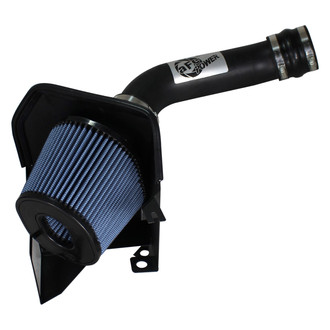 aFe® - Magnum Force® Stage 2 Aluminum Black Cold Air Intake System with Pro 5R Blue Filter