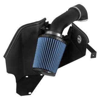 aFe® - Magnum Force® Stage 2 Aluminum Black Cold Air Intake System with Pro 5R Blue Filter