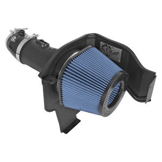 aFe® - Magnum Force® Stage 2 Aluminum Black Cold Air Intake System with Pro 5R Blue Filter