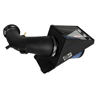 aFe® - Magnum Force® Stage 2 Aluminum Black Cold Air Intake System with Pro 5R Blue Filter