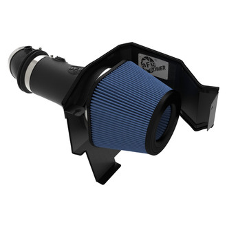 aFe® - Magnum Force® Stage 2 Plastic Black Cold Air Intake System with Pro 5R Blue Filter