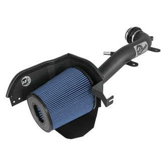 aFe® - Magnum Force® Stage 2 Aluminum Black Cold Air Intake System with Pro 5R Blue Filter