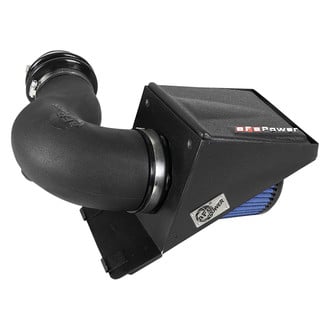 aFe® - Magnum Force® Stage 2 Plastic Black Cold Air Intake System with Pro 5R Blue Filter with Heat Shield