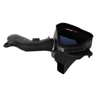 aFe® - Magnum Force® Stage 2 Track Series Aluminum Black Carbon Fiber Cold Air Intake System with Pro 5R Blue Filter
