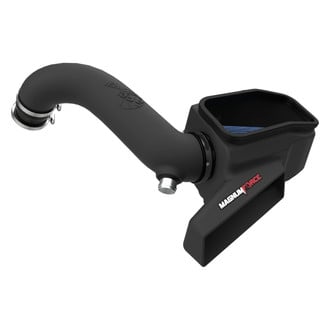 aFe® - Magnum Force® Stage 2 Plastic Black Cold Air Intake System with Pro 5R Blue Filter