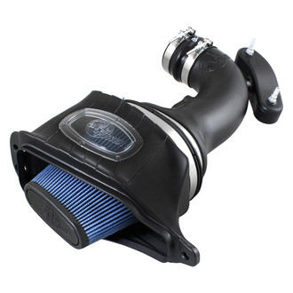 aFe® - Momentum® GT Aluminum Black Cold Air Intake System with Pro 5R Blue Filter