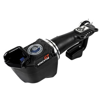 aFe® - Momentum® GT Plastic Black Cold Air Intake System with Pro 5R Blue Filter With Housing With Sight Window