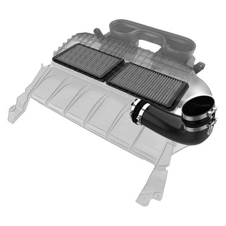 aFe® - Magnum Force Super Stock Black Cold Air Intake System with Pro Dry S Gray Filter