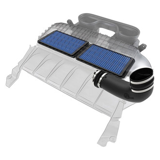 aFe® - Magnum Force Super Stock Black Cold Air Intake System with Pro 5R Blue Filter