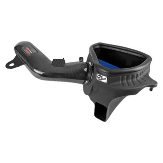 aFe® - Magnum Force® Stage 2 Track Series Aluminum Black Carbon Fiber Cold Air Intake System with Pro 5R Blue Filter