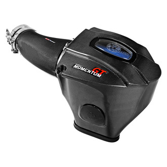aFe® - Black Series Momentum® Aluminum Black Carbon Fiber Cold Air Intake System with Pro 5R Blue Filter