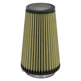 aFe® - Magnum Flow® Pro Guard 7 Round Tapered Tan Air Filter (3.5" F x 5" B x 3.5" T x 8" H)