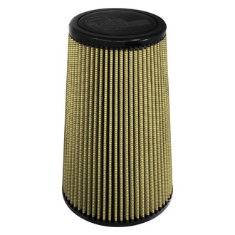 aFe® - Magnum Flow® Pro Guard 7 Round Tapered Tan Air Filter (5" F x 7.5" B x 5.5" T x 12" H)