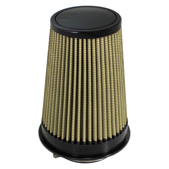 aFe® - Magnum Flow® Pro Guard 7 Round Tapered Tan Air Filter (4" F x 6" B x 4.75" T x 8.5" H)