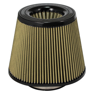 aFe® - Magnum Flow® Pro Guard 7 Oval Tapered to Round Tan Air Filter (5.5" F x 7" BOL x 10" BOW x 7" T x 8" H)