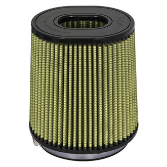 aFe® - Magnum Flow® Pro Guard 7 Round Tapered To Oval Tan Air Filter (6" F x 7.5" B x 6.75" TOL x 5.5" TOW x 8" H)
