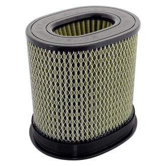aFe® - Magnum Flow® Pro Guard 7 Oval Straight Tan Air Filter (7" FIL x 4.75" FIW x 9" BOL x 7" BOW x 9" TOL x 7" TOW x 9" H)