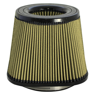 aFe® - Magnum Flow® Pro Guard 7 Oval Tapered to Round Tan Air Filter (7.13" F x 8.75" BOL x 8.75" BOW x 7" T x 6.75" H)