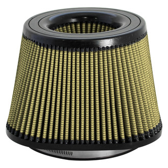 aFe® - Magnum Flow® Pro Guard 7 Oval Tapered to Round Tan Air Filter (7.13" F x 8.75" BOL x 8.75" BOW x 7" T x 5.75" H)