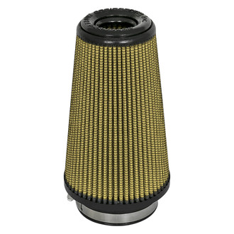 aFe® - Magnum Flow® Pro Guard 7 Round Straight Tan Air Filter (3.5" F x 5" B x 3.5" T x 8" H)