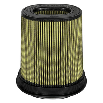 aFe® - Magnum Flow® Pro Guard 7 Oval Tapered Tan Air Filter (7" FIL x 4.75" FIW x 9" BOL x 7" BOW x 9" TOL x 5" TOW x 9" H)