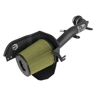 aFe® - Magnum Force® Stage 2 Aluminum Black Cold Air Intake System with Pro Guard 7 Tan Filter