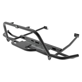 aFe® - Terra Guard Black Front Bumper Guard with Winch Mount