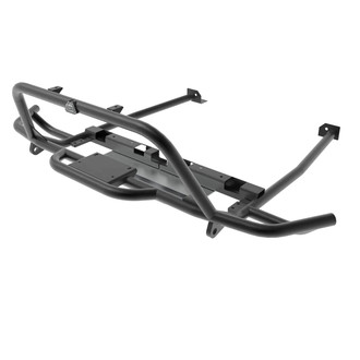 aFe® - Terra Guard Black Front Bumper Guard with Winch Mount
