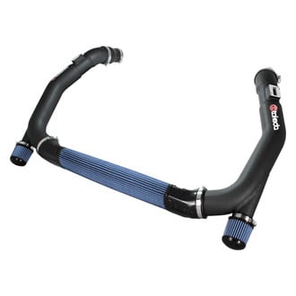 Takeda® - Attack Stage 2 Aluminum Black Cold Air Intake System with Pro 5R Blue Filter