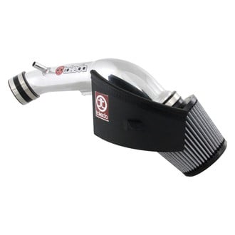 Takeda® - Retain Stage 2 Aluminum Polished Short Ram Air Intake System with Pro Dry S Gray Filter