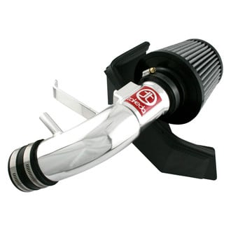 Takeda® - Retain Stage 2 Aluminum Polished Short Ram Air Intake System with Pro Dry S Gray Filter