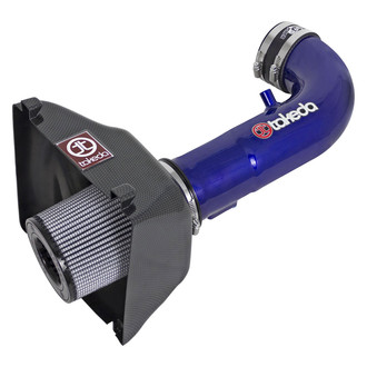 Takeda® - Retain Stage 2 Aluminum Sparkle Blue Short Ram Air Intake System with Pro Dry S Gray Filter