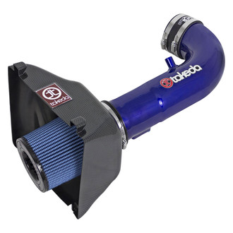 Takeda® - Retain Stage 2 Aluminum Sparkle Blue Short Ram Air Intake System with Pro 5R Blue Filter