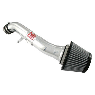 Takeda® - Retain Stage 2 Aluminum Polished Short Ram Air Intake System with Pro Dry S Gray Filter