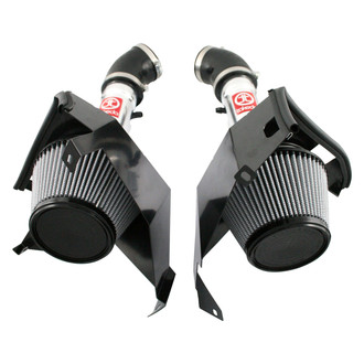 Takeda® - Retain Stage 2 Aluminum Polished Short Ram Air Intake System with Pro Dry S Gray Filter