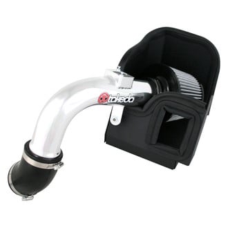 Takeda® - Retain Stage 2 Aluminum Polished Short Ram Air Intake System with Pro Dry S Gray Filter